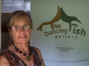 Petra Terblanche, curator of the Dancing Fish Gallery